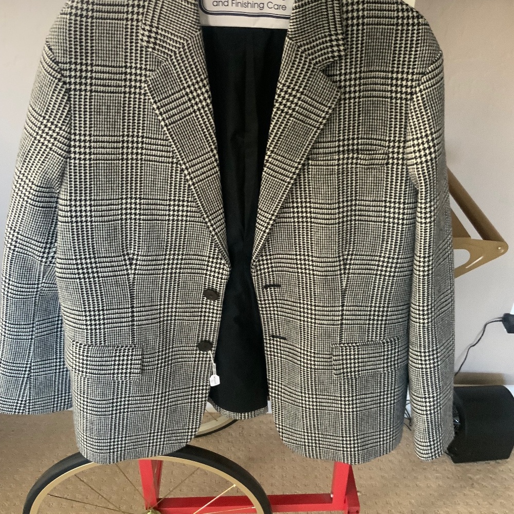 Christian Dior Windsor Check Wool Jacket
